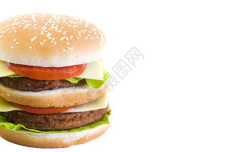巨大的汉堡汉堡牛肉高清图片素材