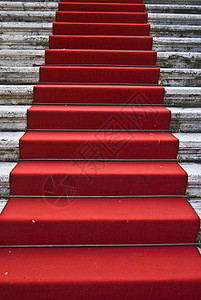红地毯庆典楼梯奢华红色背景图片