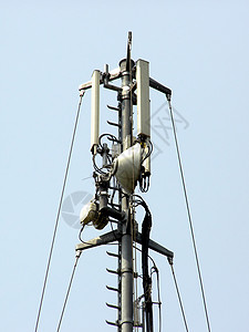 电信航空塔电讯空塔短信桅杆嗓音电话数据彩信天线背景图片