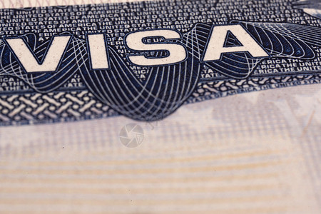 签证证件印章文件身份静物文档权威法律旅行护照宏观背景图片