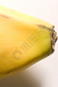 香蕉宏观水果白色背景图片