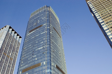 中国的摩天大楼建筑办公室建筑学城市景观商业背景图片