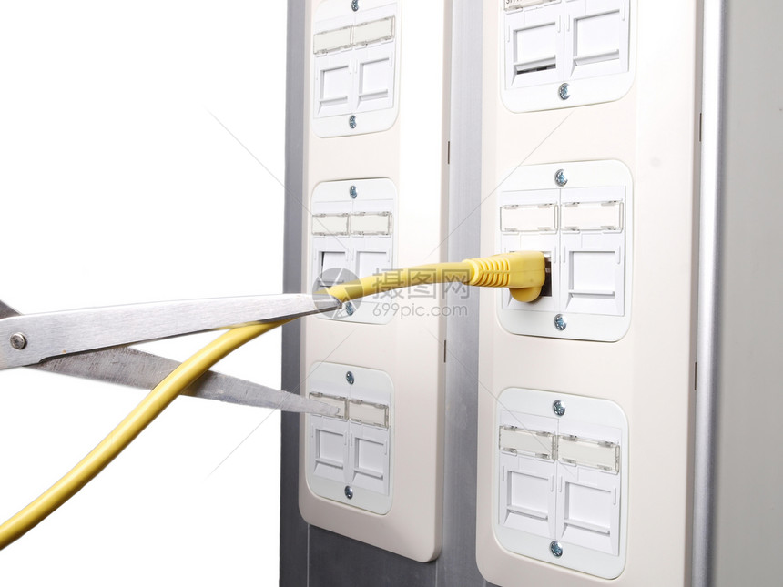 网络电缆互联网港口电子技术路由器黄色电话连接器电脑金属图片