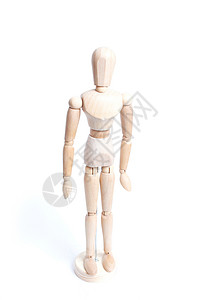 艺术家模特玩具娃娃木偶白色身体塑像中性语言工具模型背景图片
