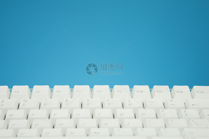 白苹果计算机键盘图片