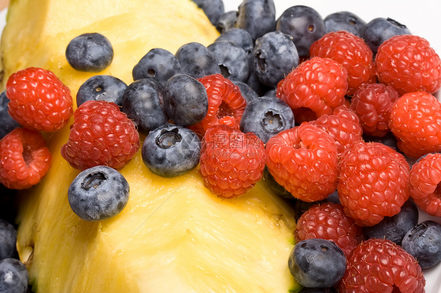 果假甜点早餐饮食浆果营养覆盆子美食红色水果小吃图片