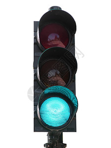 绿灯交通绿色信号背景图片