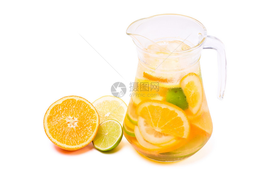Cycrus 冰水酒吧橙子苏打器皿水瓶水果柠檬玻璃茶点白色图片