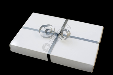 包装的礼品展示丝带盒子黑色礼物背景图片