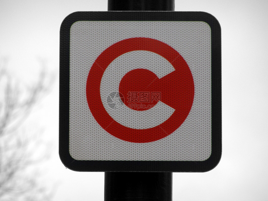 伦敦交通拥堵收费标志驾驶代码街道图片