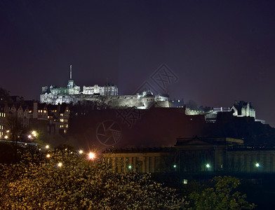 爱丁堡城堡建筑学历史旅行首都旅游地标建筑纪念碑背景图片