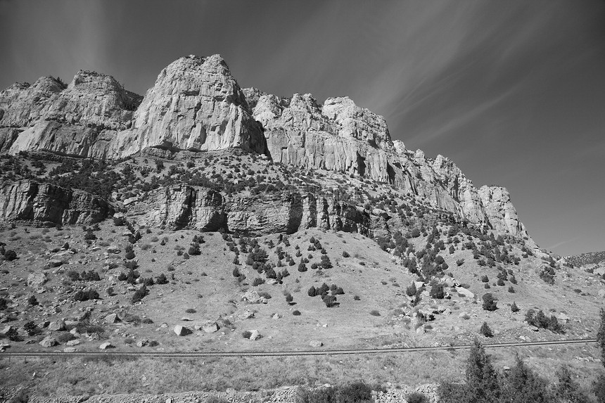 山区     怀俄明州黑白旅行白色假期山峰高山天空岩石风景小路景点图片