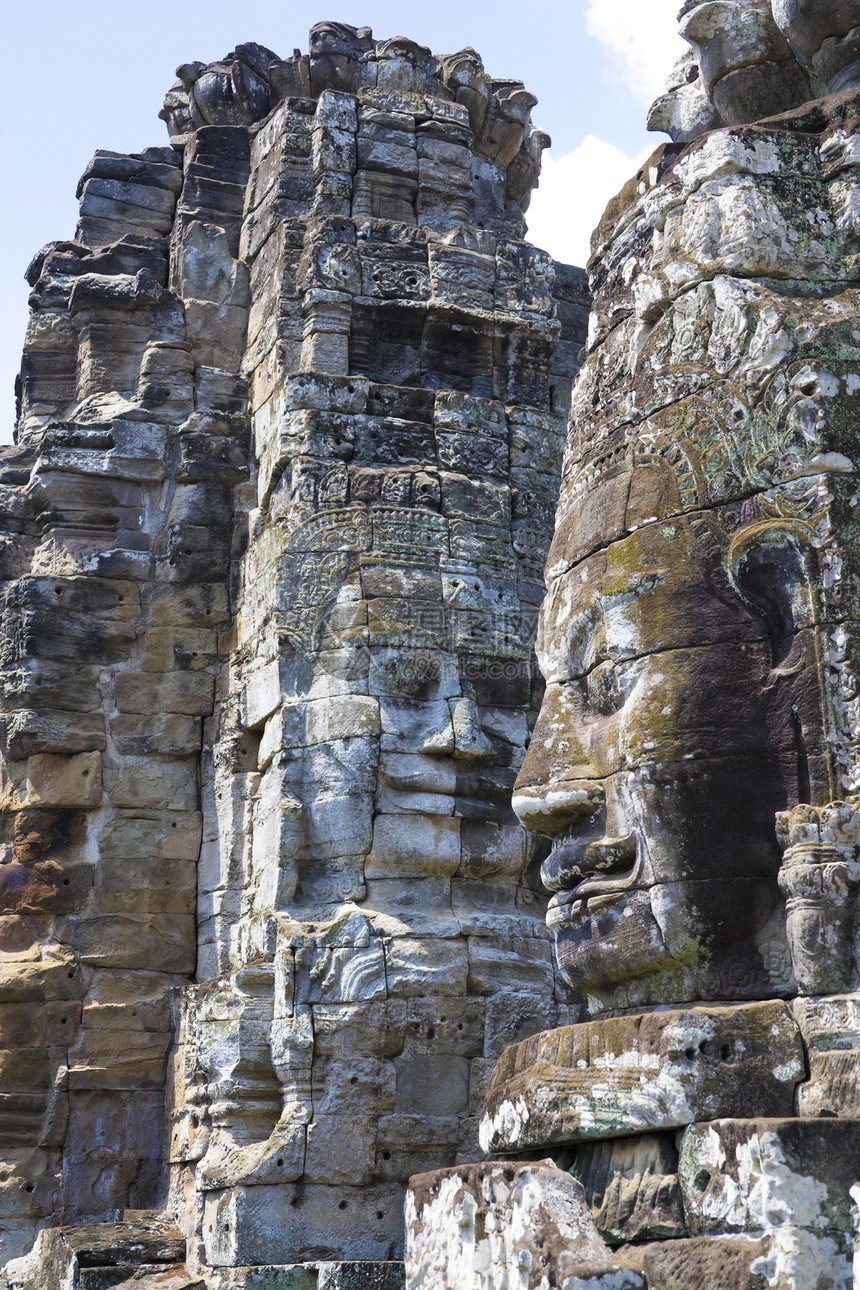 柬埔寨吴哥托姆建筑学宽慰考古学废墟收获遗迹帝国宗教遗产纪念碑图片