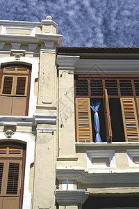 乔治敦遗产建筑建筑学住宅文化世界住房居住历史房屋房子建筑物背景图片