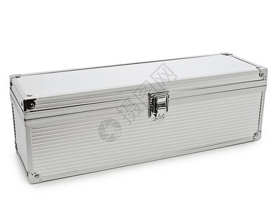 铝箱灰色案件安全金属盒子保险柜工具箱背景图片