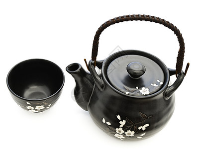 中国茶茶仪式的餐具服务仪式厨具制品血管礼仪陶器用具厨房杯子背景图片