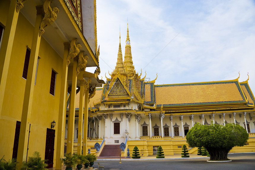 柬埔寨王朝历史遗产国王文化建筑学佛教徒王国建筑建筑物宗教图片