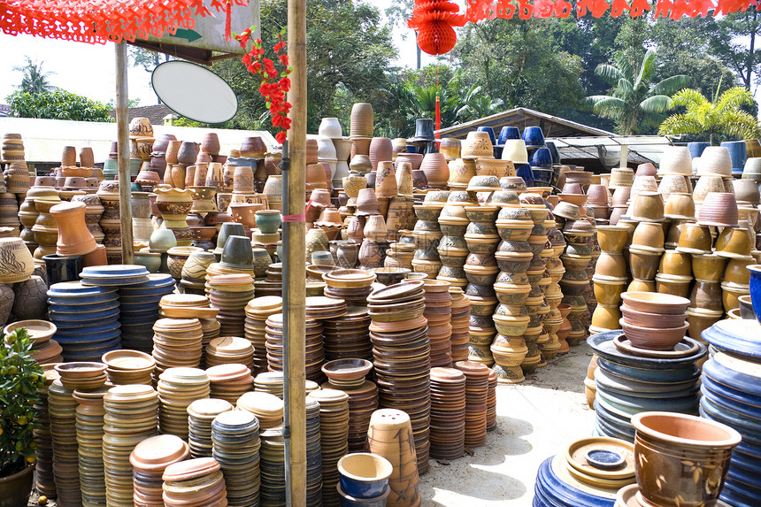 出售菜园锅制品陶瓷陶器生长园艺零售植物花盆贸易播种机图片