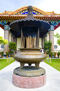 乔治城坟场中华圣殿宗教祷告传统建筑佛教徒旅行寺庙遗产神社背景