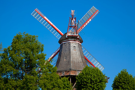 风风车地标力量建筑建筑学遗产农场传统活力历史性风车高清图片