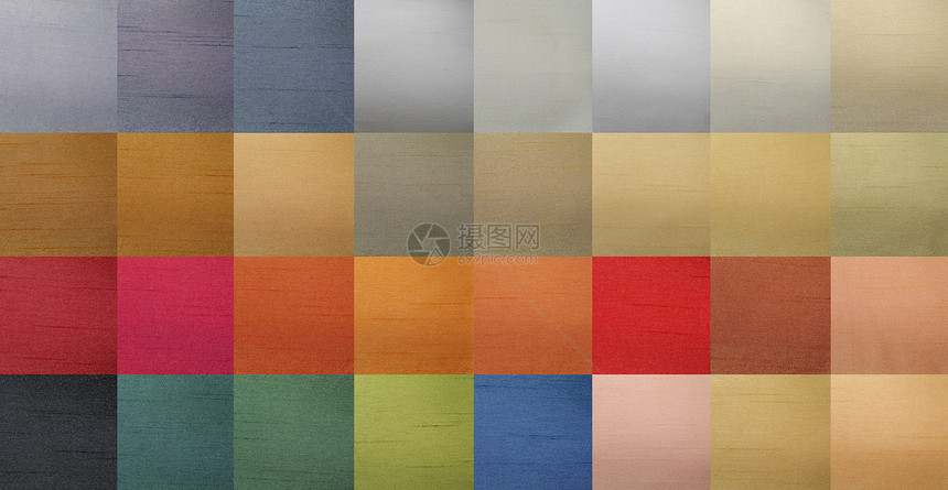 纺织品颜色图表图片