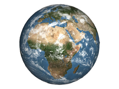 地球海洋行星白色插图背景图片