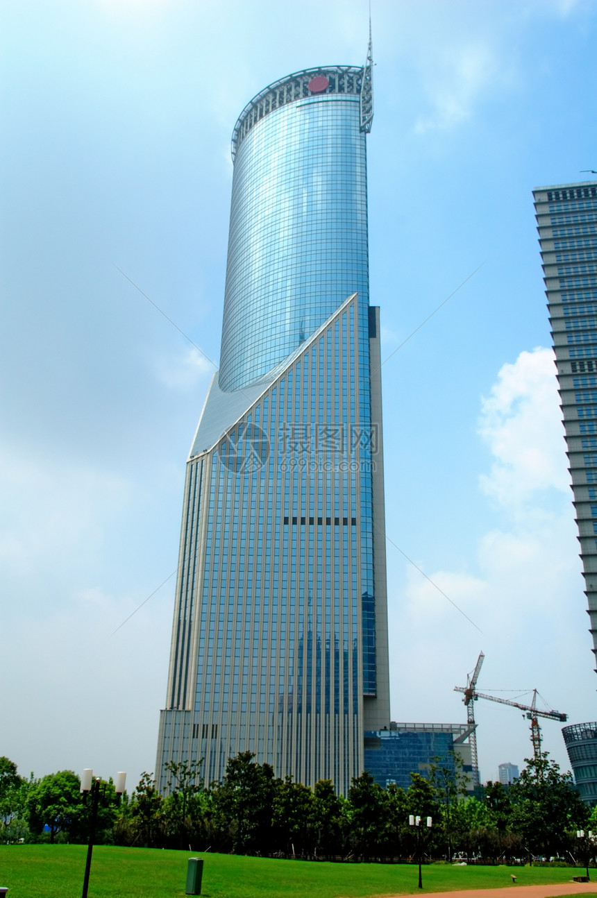 上海摩天大楼建筑学远景建筑经济学大都市植物办公室天际景观高楼图片