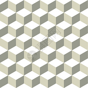立方图案立方体正方形欺骗灰色背景图片