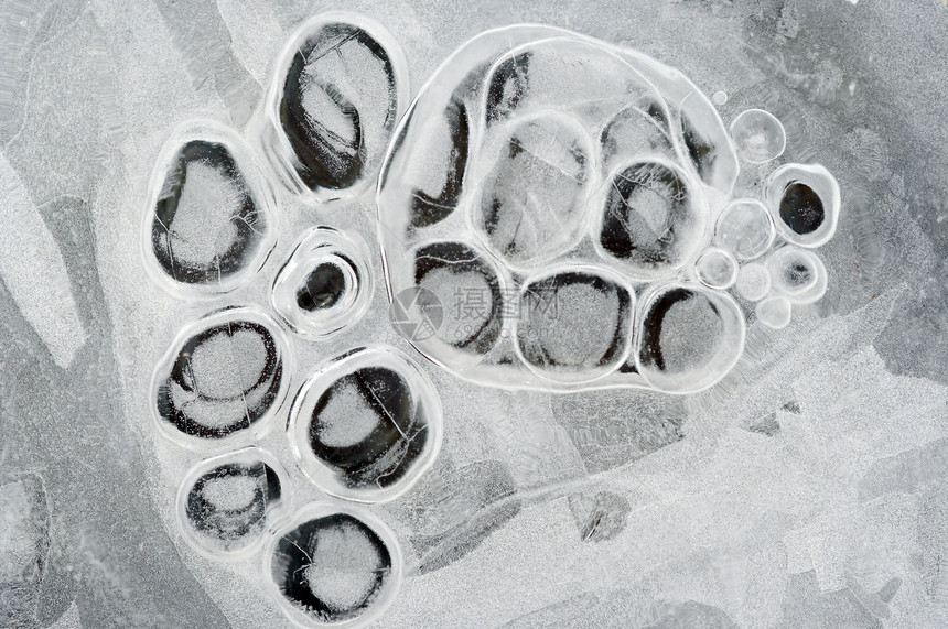 冰冰的纹理曲线宏观珠子冰镇水泡气泡寒冷图片