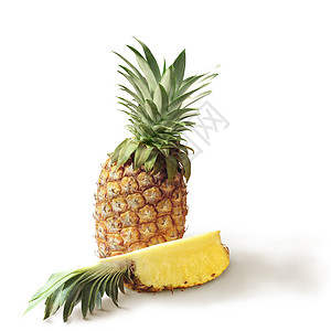 菠萝凤梨产品黄色水果墙纸背景图片
