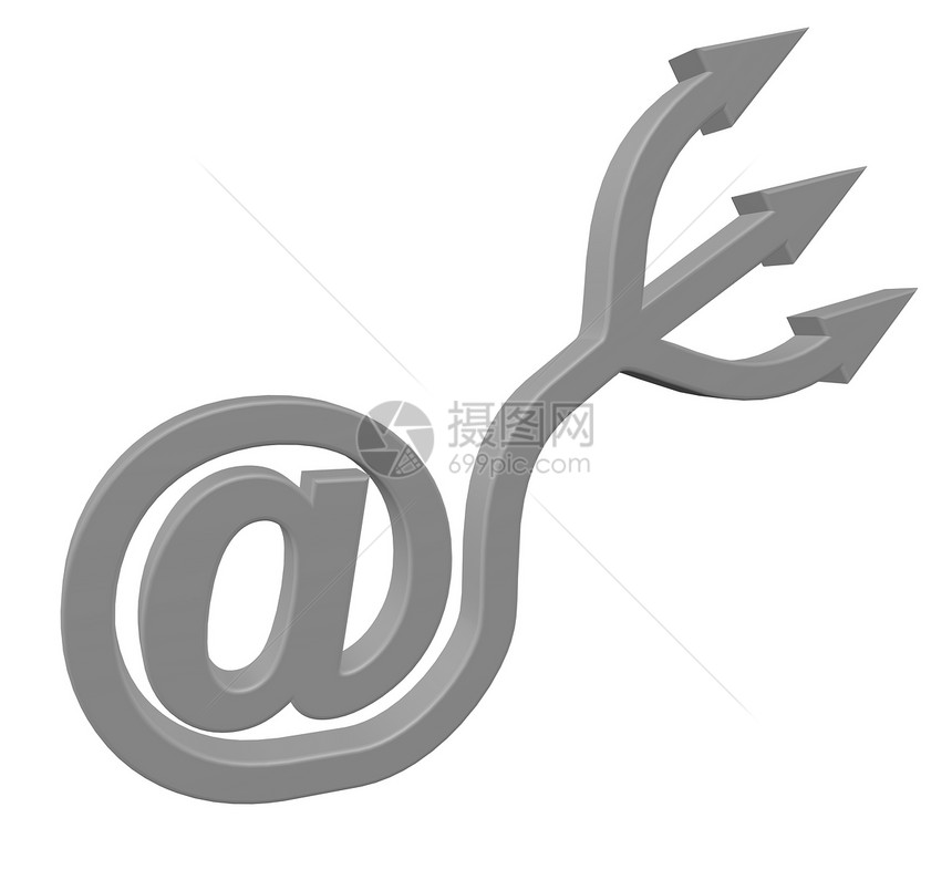 垃圾邮件电脑分销商分发邮件技术互联网别名指针电子邮件插图图片