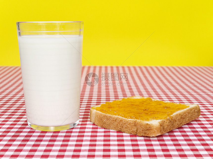 速食早餐牛奶化合物玻璃桌子奶制品工作室面包食物饮食橙子图片