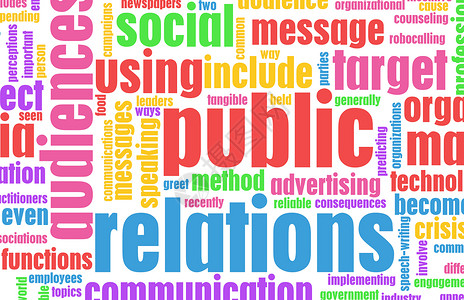 公共关系概念公司名声通讯社会活动公关演讲营销战术演示文稿高清图片素材