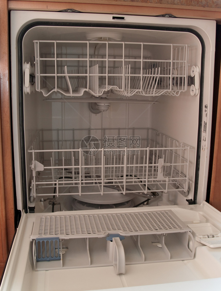 迪什瓦舍垫圈器具洗碗机厨房白色清洁工菜肴图片