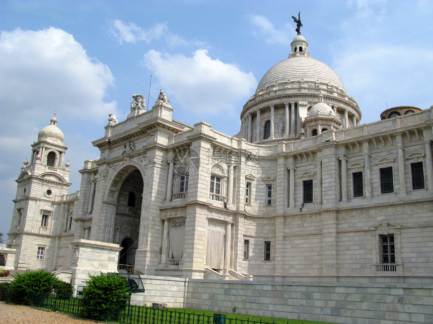 Victoria纪念大楼旅行时代历史性白色地标游客历史首都建筑学建筑图片
