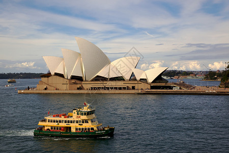 悉尼歌剧院首都旅行国际地方建筑地标假期外观歌剧天空高清图片