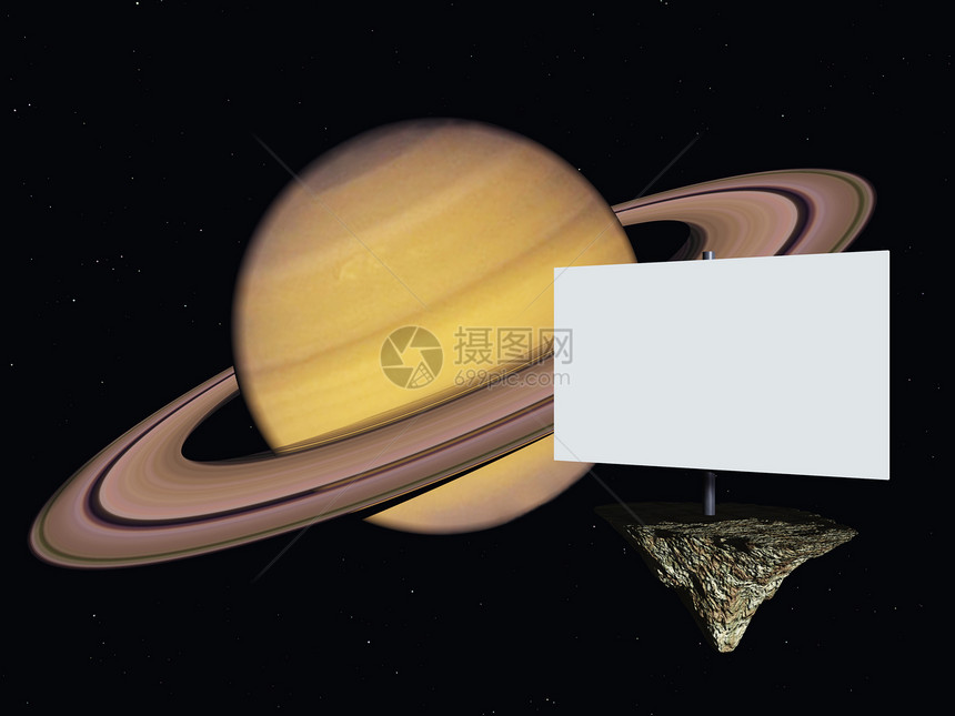 盐土插图木板流星空白广告小行星行星宇宙土星图片
