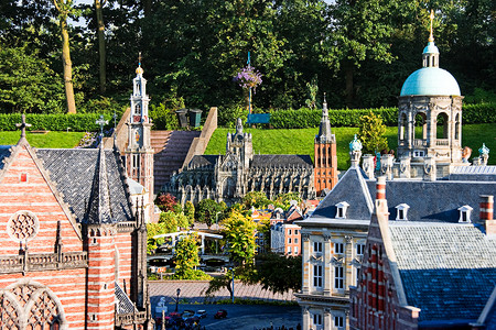 Madurodam 2007年夜光建筑物盆栽吸引力场景观光书房比例旅游城市楷模背景