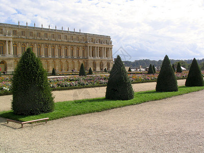 凡尔赛宫和花园背景图片