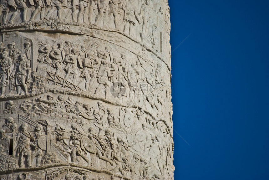 特拉亚诺的科隆纳旅游纪念碑天空建筑学旅行大教堂大理石文化柱子皇帝图片