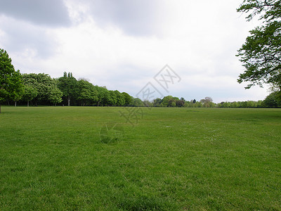 城市公园英语摄政王天际全景王国草地绿色植被高清图片