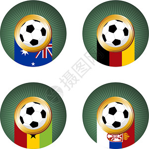 2010年世界杯足球赛 南非集团 C联盟剪贴冠军游戏团队收藏运动插图锦标赛国际背景图片