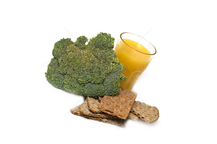 健康食品概念饮食脂肪白色果汁蔬菜玻璃面包圆形谷物团体图片