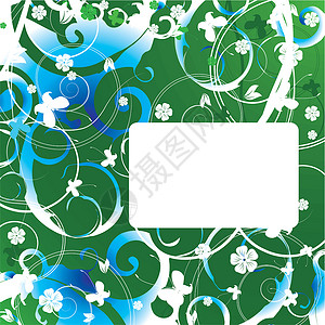 花卉背景卷曲漩涡插图菜单白色滚动框架皇家金子背景图片