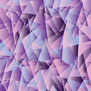 珍珠三角幻想珍珠插图粉色角落玫瑰三角形蓝色紫色背景图片