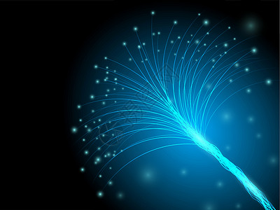 光纤冲动互联网纤维高科技光学电子荧光科学辉光灯丝背景图片