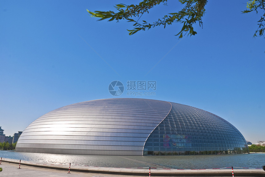 北京国家剧院风景音乐城市建筑学大厦晴天剧院地标国王旅游图片
