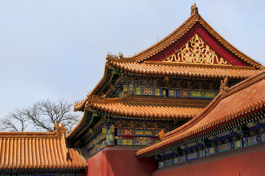 北京紫禁城 角落细节图片