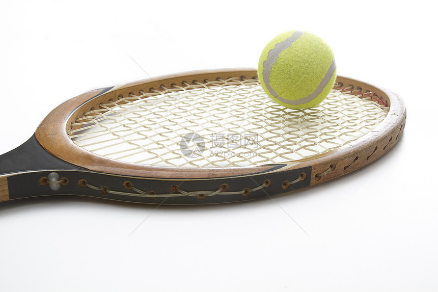 击球齿轮娱乐服务闲暇木头网球白色乐趣生活球拍图片