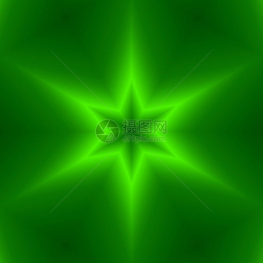 绿色六点恒星设计图片